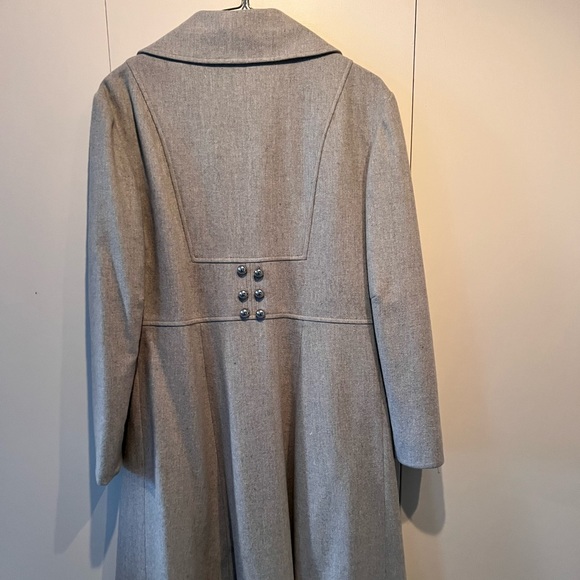 Beautiful grey wool vintage coat - Picture 2 of 12